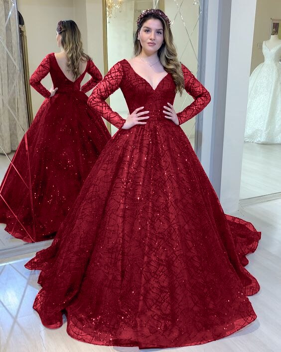 Green Shinny Wedding Party Dresses