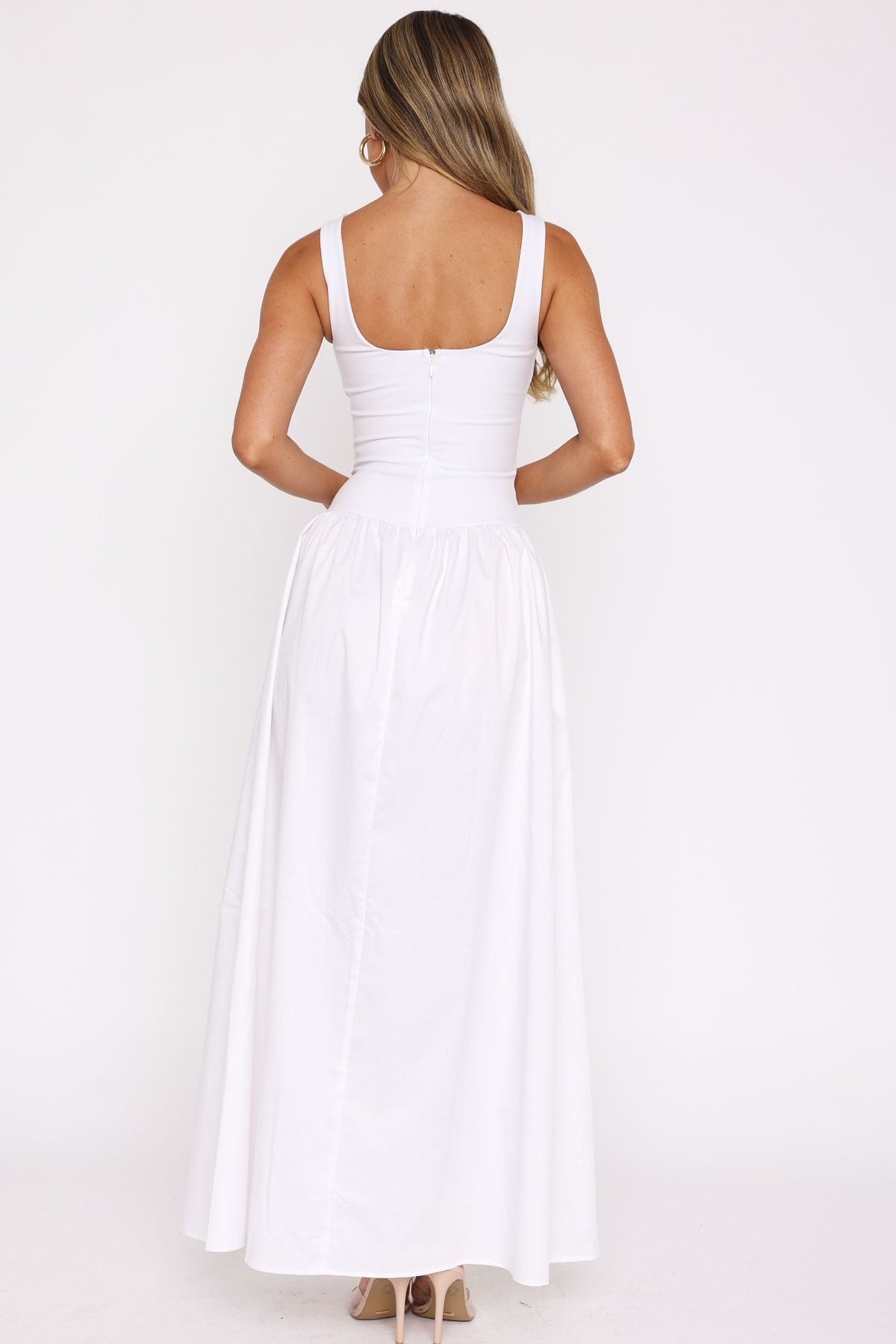 Summer Delight Maxi Dress White