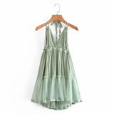 Summer Deep V Sexy Beach Holiday Casual Boho Dress