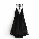 Summer Deep V Sexy Beach Holiday Casual Boho Dress