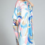 Knitted Printed Elegant Long Robes