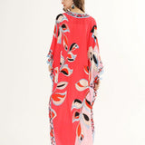 Floral Printed Loose Design Elegant Maxi Dresses