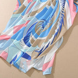 Knitted Printed Elegant Long Robes
