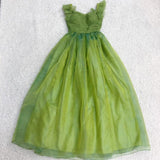 Bow Detaiing Ruched Bodice Elegant Long Party Prom Dress