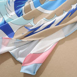 Knitted Printed Elegant Long Robes