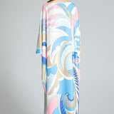 Knitted Printed Elegant Long Robes