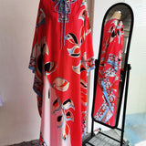Floral Printed Loose Design Elegant Maxi Dresses
