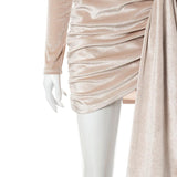 Velvet Sexy Long Sleeve Dresses