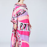 Multicolor Printed Elegant High Street Maxi Dresses