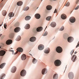 Long Sleeves Floral Printed Ruffles Elegant Casual Maxi Dress