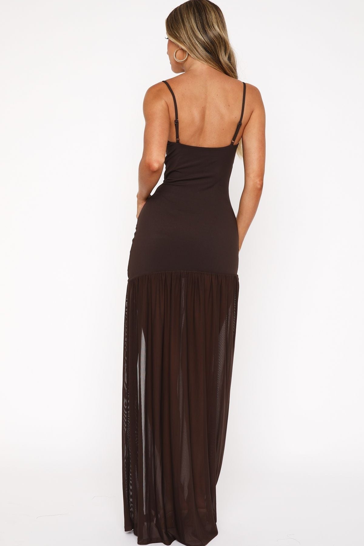 True Love Maxi Dress Chocolate