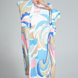 Knitted Printed Elegant Long Robes