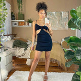 Sexy Cut Out Bodycon Summer Mini Dress