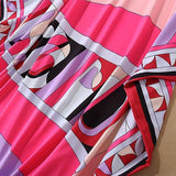 Multicolor Printed Elegant High Street Maxi Dresses