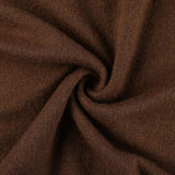 Solid knitted open back flared long sleeve maxi dress