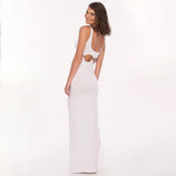 Sexy Hollow Sleeveless Maxi Dress