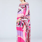 Multicolor Printed Elegant High Street Maxi Dresses