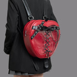 Hiatus Dark Belt Chain Apple Shoulder Gothic Strap Bow Backpack Bag