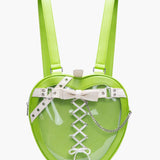 Hiatus Dark Belt Chain Apple Shoulder Gothic Strap Bow Backpack Bag