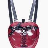 Hiatus Dark Belt Chain Apple Shoulder Gothic Strap Bow Backpack Bag