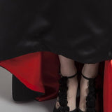 Women's Runway Designer Dresses Sexy Spaghetti Stripes Patchwork Color Block Fashion Hi-Low Party Prom Long Dresses