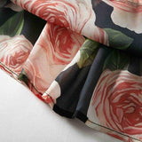 Floral Printed Ruffles Elegant Designer Casual Holiday Maxi Dresses