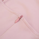 Clubwear Pink Fuzzy Feathers Strap Mini Dresses