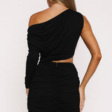 Can't Give In Mini Dress Black