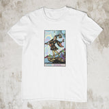 Women T-shirt Tarot Print Tops Casual Ladies Basic