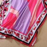 Multicolor Printed Elegant High Street Maxi Dresses