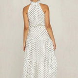 Boho Women Long A-Line Off Shoulder Elegant Sash Maxi Dress Women