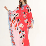 Floral Printed Loose Design Elegant Maxi Dresses