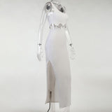 Sexy Hollow Sleeveless Maxi Dress