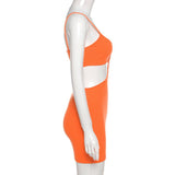 Sexy Cut Out Bodycon Summer Mini Dress