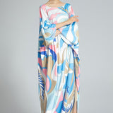 Knitted Printed Elegant Long Robes