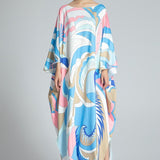 Knitted Printed Elegant Long Robes