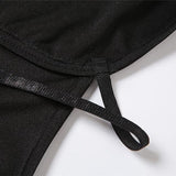 Sexy Backless Split Mini Dresses