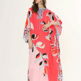 Floral Printed Loose Design Elegant Maxi Dresses