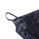 Articat Satin Split Ruched Dress