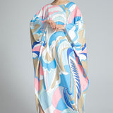 Knitted Printed Elegant Long Robes