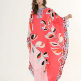 Floral Printed Loose Design Elegant Maxi Dresses