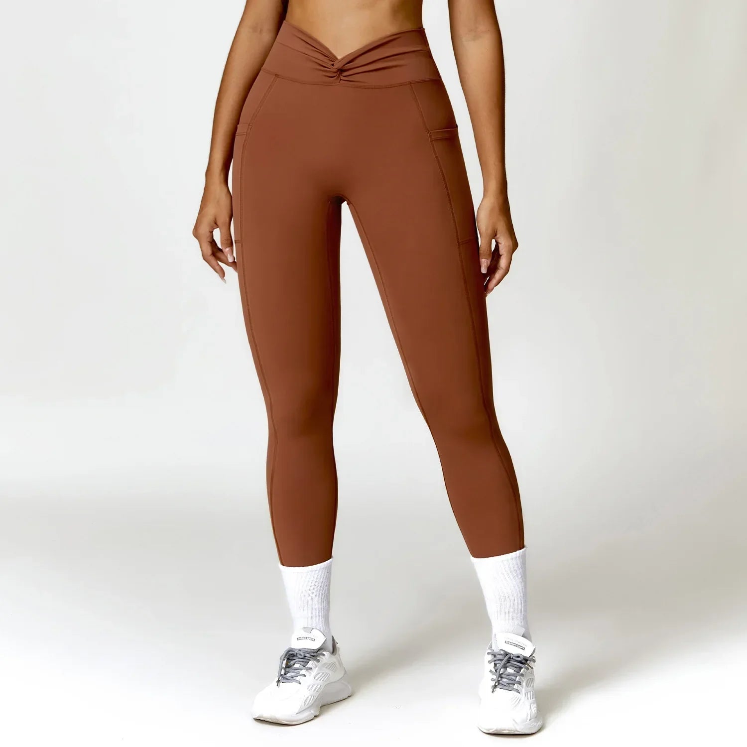 Hearuisavy Cross Push Up Women Running Fitness Female Workout Yoga Clothing Sports Leggings