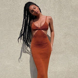 Sexy Party Dress Backless Sheath Slim Elegant Dress