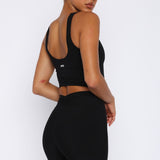Radiate High Waisted Shorts Black