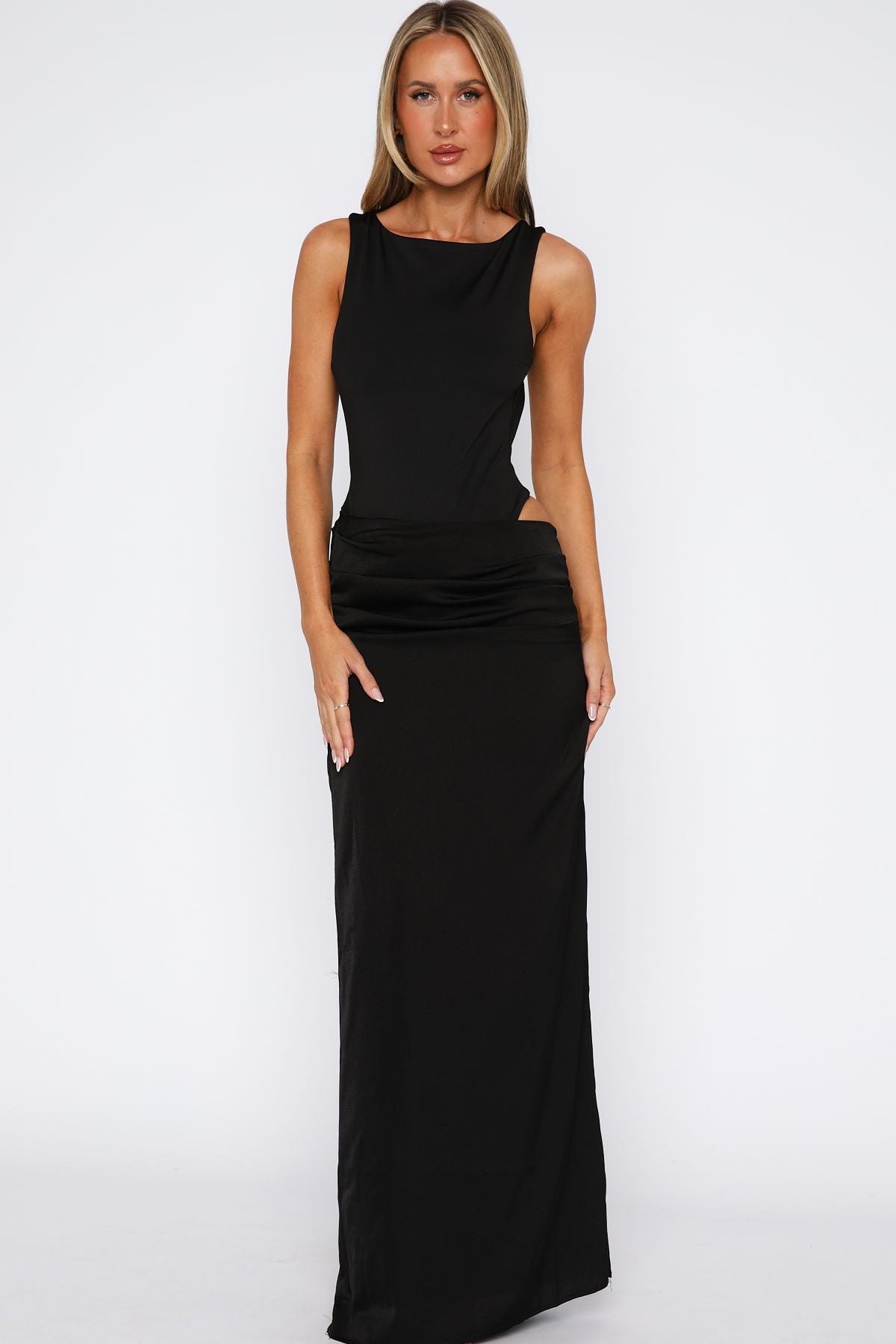 Moonlight Muse Maxi Dress Black