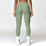 Waist Training Tight Women's Supportive Compressive Fitness Attire Sports Leggings