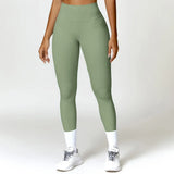 Waist Training Tight Women's Supportive Compressive Fitness Attire Sports Leggings