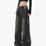 Harajuku Wide Leg Y2K Streetwear Jeans