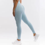 Seamless Yoga Women's Cold Weather Training Sessions Sports Leggings
