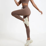 Waist Push Up Booty Running Fitness Workout Tights Yoga Clothing Female Sports Leggings